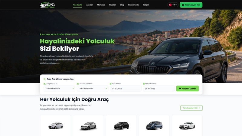 Program për makina me qira v1